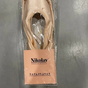 Nikolay 3007 Pro Flex Pointe Shoes 5.5 NWT Ballet 1X Width